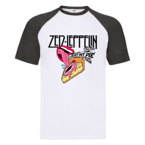 Camiseta Estilo Béisbol "Eat My Pie Tour" - Zed Leppelin