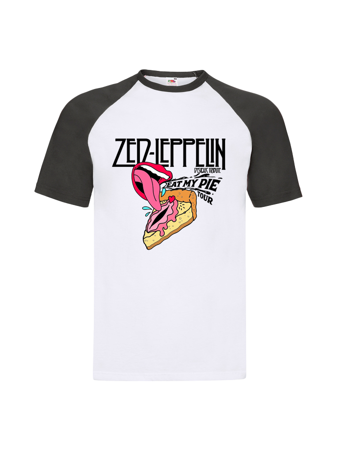 Camiseta Estilo Béisbol "Eat My Pie Tour" - Zed Leppelin