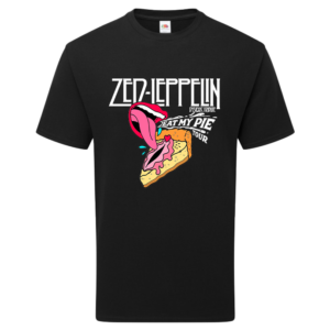 Camiseta Negra Oficial "Eat My Pie Tour" - Zed Leppelin