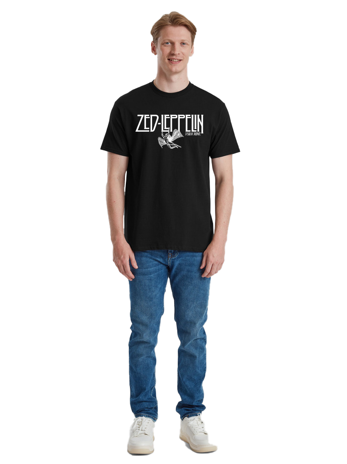 Camiseta negra oficial con logo "Zed Leppelin" - Imagen 3