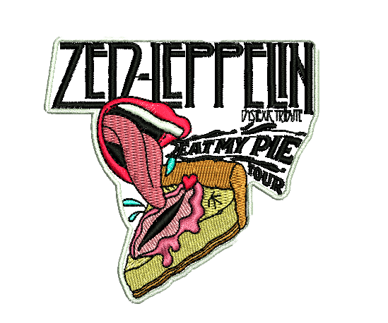 Parche Bordado Oficial "Eat My Pie Tour" - Zed Leppelin